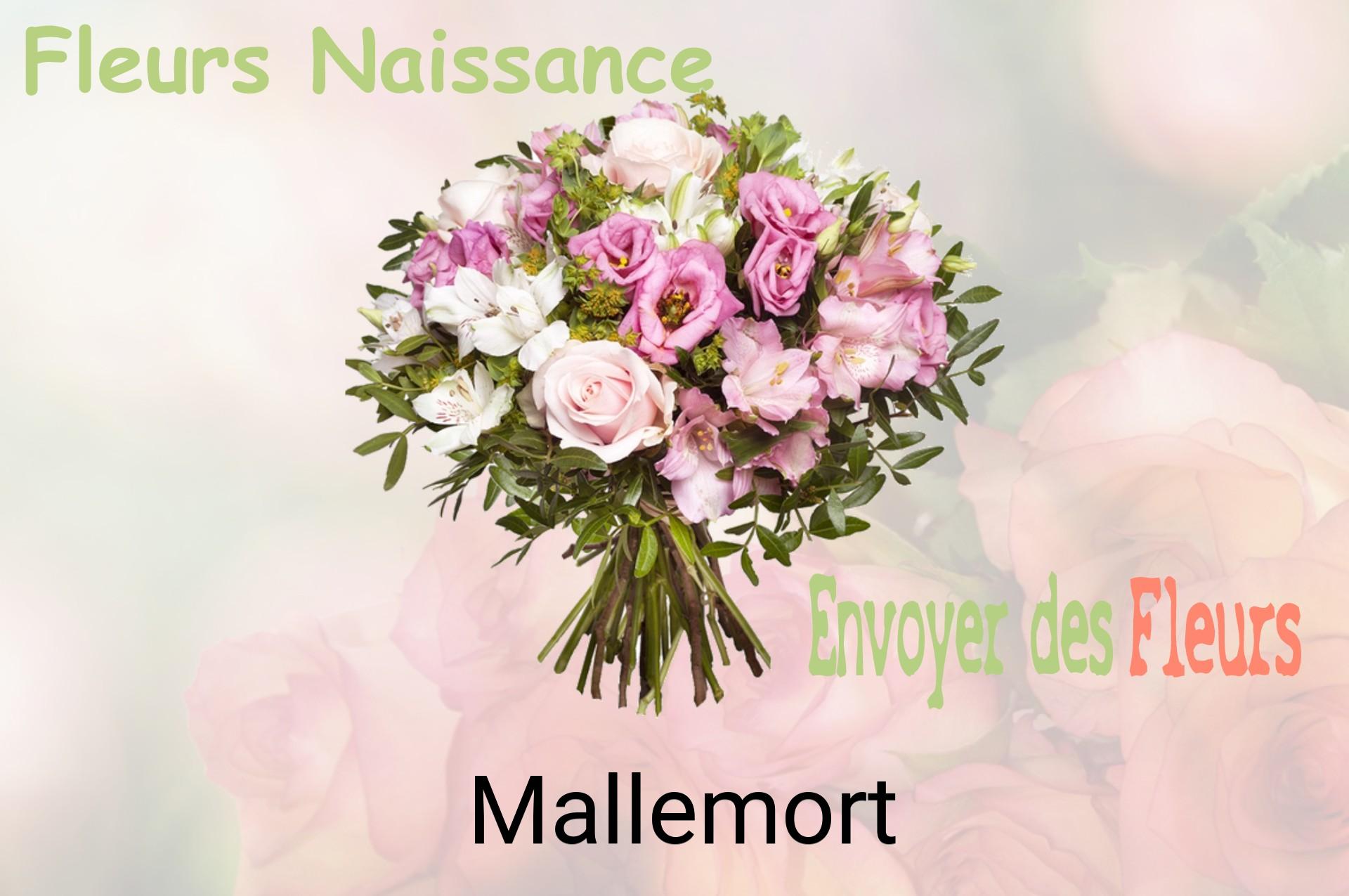 Bouquet de fleurs de naissance livré à Mallemort